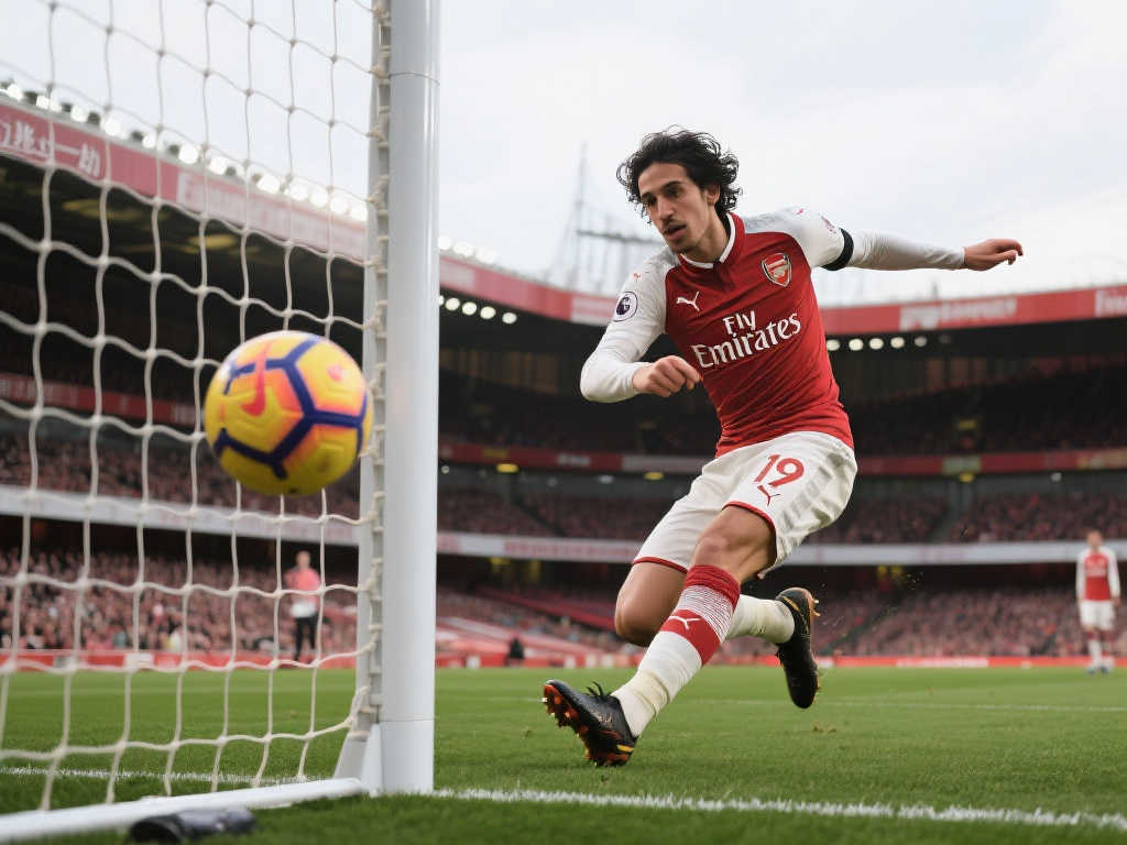 枪手险中求生!克瓦拉茨赫利亚弧线球击中门柱 枪手险中求生!克瓦拉茨赫利亚弧线球击中门柱