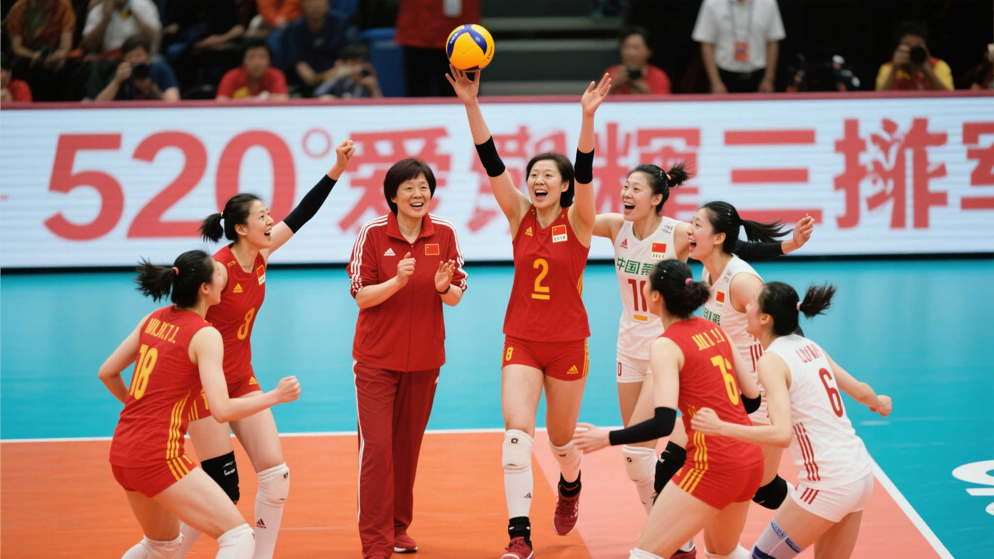 郎平带领中国女排成就三连冠，520献礼女排拼搏精神